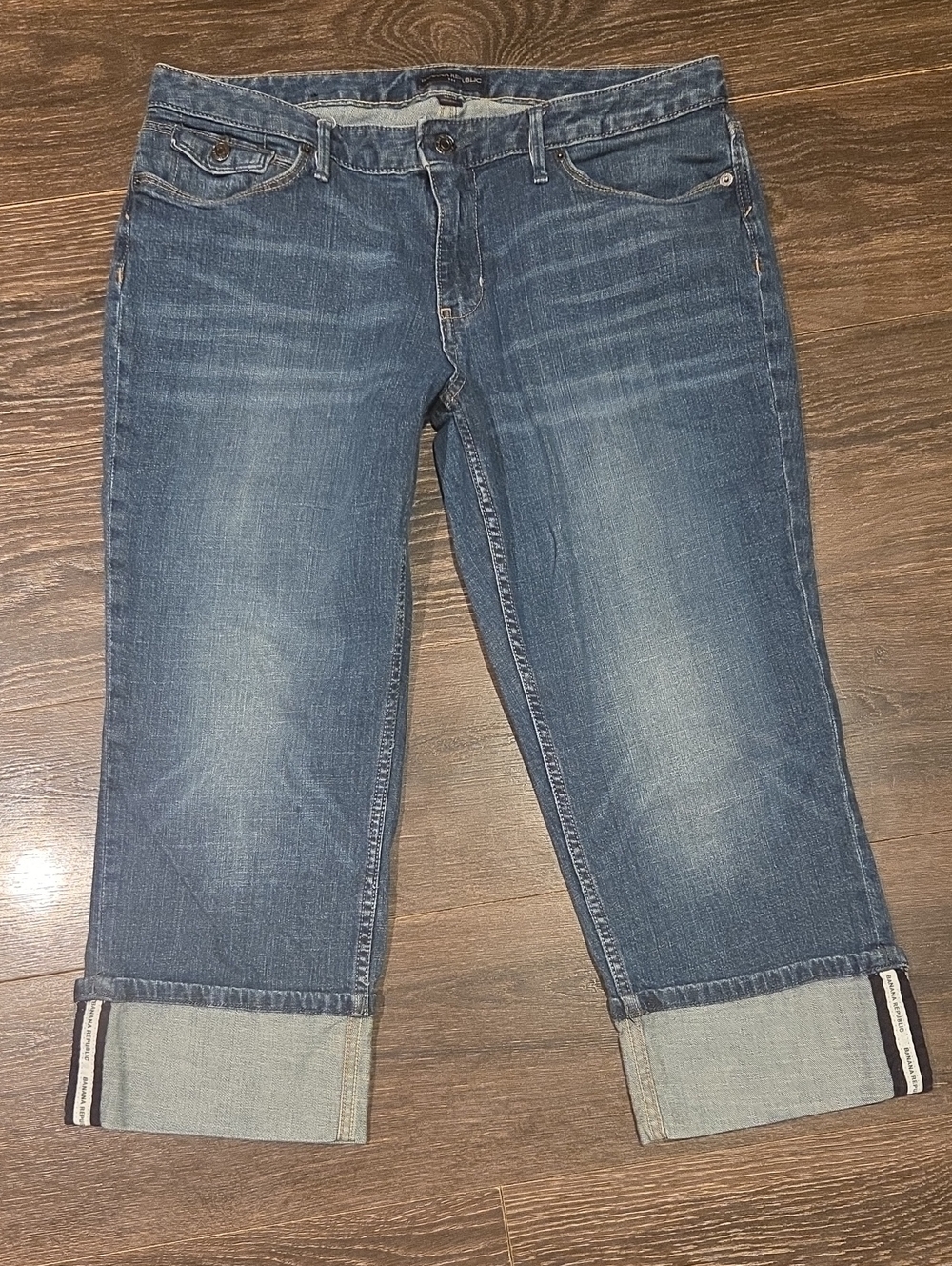 ❤ BANANA REPUBLIC SLIM CROP CAPRI JEANS, 14 (32)